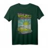 HapKoala DeLorean Sunrise Cartoon T-Shirt - Lizenziertes Retro-Design für Jubiläum & Feier