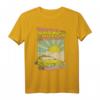 HapKoala DeLorean Sunrise Cartoon T-Shirt - Lizenziertes Retro-Design für Jubiläum & Feier