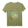 HapKoala DeLorean Sunrise Cartoon T-Shirt - Lizenziertes Retro-Design für Jubiläum & Feier