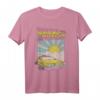 HapKoala DeLorean Sunrise Cartoon T-Shirt - Lizenziertes Retro-Design für Jubiläum & Feier