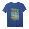 HapKoala DeLorean Sunrise Cartoon T-Shirt - Lizenziertes Retro-Design für Jubiläum & Feier