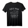 HapKoala Vintage Namibia T-Shirt mit Route Map - Retro Back-Print Design für Reise- und Namibia-Liebhaber