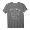 HapKoala Vintage Namibia T-Shirt mit Route Map - Retro Back-Print Design für Reise- und Namibia-Liebhaber