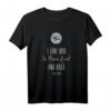 HapKoala Peter Pan T-Shirt - I Love You To Never Land And Back Officially Licensed Geburtstagsgeschenk