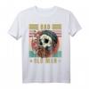 Bad Old Man - Vintage Biker Skull T-Shirt mit Evil-Motiv – Sarkastisches Geschenk für Motorradfans und Gangs