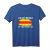 Leg Dich Niemals Mit Einem Badner An - Baden Badische Flagge T-Shirt, das perfekte Geschenk für Baden-Fans und Humorvolle