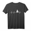 Segler T-Shirt Herzschlag Frequenz EKG Puls Geschenk – Perfekt für Segelboot Fans & Weihnachten
