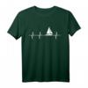 Segler T-Shirt Herzschlag Frequenz EKG Puls Geschenk – Perfekt für Segelboot Fans & Weihnachten