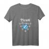 Lustiges Damen Oktoberfest Lebkuchen Dirndl Ersatz T-Shirt mit V-Ausschnitt – Perfekt für Wiesn, Volksfest und bayerische Partys