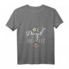 Dirndl Ersatz Trachtenshirt Damen mit V-Ausschnitt – Lustiges Oktoberfest & Volksfest T-Shirt mit Edelweiß für Bayern, Tirol & Steiermark