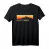 Stuttgart Skyline Silhouette T-Shirt - Baden-Württemberg Souvenir für Städtetrip und Deutschland Fans