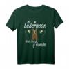 Herren Trachtenshirt für Oktoberfest & Wiesn - Lederhosen Ersatzoutfit mit Hirschmotiv & Spruch 'mei lederhosn hob i ned g fundn' für Bayern, Tirol & Volksfeste