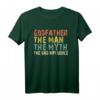 Godfather The Man Myth Bad Influence Vintage T-Shirt – Humorvolles Geschenk für Paten, Freunde & Familie zu Geburtstag, Weihnachten & Feiertagen