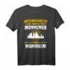 Mannheimer Sprüche T-Shirt - Mannemmer Geschenk mit Dialekt, Skyline & Stadtmotto für Papa, Opa & Fans