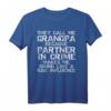 Funny Grandpa is a Bad Influence Quote Grandfather T-Shirt – Lustiges Vatertagsgeschenk für Großvater, Vater & Stiefvater mit Humor