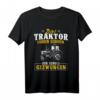 Zum Traktor Fahren Geboren Zur Schule Gezwungen Landwirt T-Shirt – Lustiges Bauernhof Outfit für Landwirte, Bauern und Traktorfahrer als Geschenk