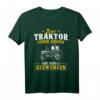 Zum Traktor Fahren Geboren Zur Schule Gezwungen Landwirt T-Shirt – Lustiges Bauernhof Outfit für Landwirte, Bauern und Traktorfahrer als Geschenk