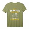 Zum Traktor Fahren Geboren Zur Schule Gezwungen Landwirt T-Shirt – Lustiges Bauernhof Outfit für Landwirte, Bauern und Traktorfahrer als Geschenk