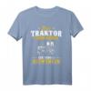 Zum Traktor Fahren Geboren Zur Schule Gezwungen Landwirt T-Shirt – Lustiges Bauernhof Outfit für Landwirte, Bauern und Traktorfahrer als Geschenk