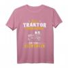 Zum Traktor Fahren Geboren Zur Schule Gezwungen Landwirt T-Shirt – Lustiges Bauernhof Outfit für Landwirte, Bauern und Traktorfahrer als Geschenk