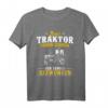 Zum Traktor Fahren Geboren Zur Schule Gezwungen Landwirt T-Shirt – Lustiges Bauernhof Outfit für Landwirte, Bauern und Traktorfahrer als Geschenk