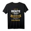 Rente 2023 echte Legende verlässt Gelände - Lustiges Rentner T-Shirt für Ruhestand & Abschiedsgeschenk