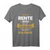 Rente 2023 echte Legende verlässt Gelände - Lustiges Rentner T-Shirt für Ruhestand & Abschiedsgeschenk