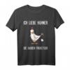 Ich liebe Hühner - die kacken Frühstück lustiges Spruch T-Shirt für Tierliebhaber, Frauen und Männer