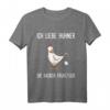 Ich liebe Hühner - die kacken Frühstück lustiges Spruch T-Shirt für Tierliebhaber, Frauen und Männer