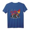 Kinder Ich Bin 4 Monster Truck T-Shirt - Lustiges Geburtstagsgeschenk für 4-Jährige Jungen, SUV und Offroad Fahrzeug Fan