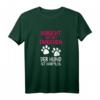 Damen Vorsicht Vor Dem Frauchen Der Hund Ist Harmlos T-Shirt - Lustiges Gassi-Geh Geschenk für Hundeliebhaber & Frauchen