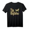 Golden Retriever Funny T-Shirt - Das Dogfather-Parodie Shirt als Geschenk für Hundeliebhaber, Paten und Freunde zu Weihnachten oder Geburtstag