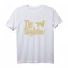 Golden Retriever Funny T-Shirt - Das Dogfather-Parodie Shirt als Geschenk für Hundeliebhaber, Paten und Freunde zu Weihnachten oder Geburtstag