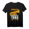 Glück ist wenn die Tuba einsetzt - Lustiges Tuba T-Shirt für Tubaspieler und Musiker mit Humor