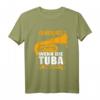 Glück ist wenn die Tuba einsetzt - Lustiges Tuba T-Shirt für Tubaspieler und Musiker mit Humor