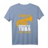Glück ist wenn die Tuba einsetzt - Lustiges Tuba T-Shirt für Tubaspieler und Musiker mit Humor