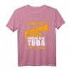 Glück ist wenn die Tuba einsetzt - Lustiges Tuba T-Shirt für Tubaspieler und Musiker mit Humor