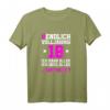 Endlich volljährig 18 Jahre T-Shirt - Lustiges Geschenk für Mädchen zum 18. Geburtstag, Party Deko & Geburtstagsoutfit