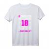 Endlich volljährig 18 Jahre T-Shirt - Lustiges Geschenk für Mädchen zum 18. Geburtstag, Party Deko & Geburtstagsoutfit