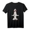 Witziges English Setter Yoga Hund T-Shirt – Humorvolles Geschenk für Hunde- und Yoga-Fans