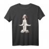 Witziges English Setter Yoga Hund T-Shirt – Humorvolles Geschenk für Hunde- und Yoga-Fans