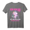 Ich bin 40 Bitte helfen Sie mir über Straße - Lustiges Einhorn T-Shirt zum HapKoala für Frauen, Mütter und Freundinnen