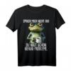 Guten Morgen? Ganz dünnes Eis! Lustiges Kaffee Spruch T-Shirt für Morgenmuffel, Schichtarbeiter & Katzenliebhaber