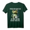 Guten Morgen? Ganz dünnes Eis! Lustiges Kaffee Spruch T-Shirt für Morgenmuffel, Schichtarbeiter & Katzenliebhaber