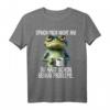Guten Morgen? Ganz dünnes Eis! Lustiges Kaffee Spruch T-Shirt für Morgenmuffel, Schichtarbeiter & Katzenliebhaber