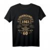 Jahrgang 1963 Geburtstag T-Shirt für Männer - Legendär, Vintage & Perfekt für den 60. Geburtstag von Papa, Opa & Onkel
