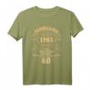 Jahrgang 1963 Geburtstag T-Shirt für Männer - Legendär, Vintage & Perfekt für den 60. Geburtstag von Papa, Opa & Onkel