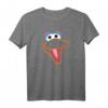 Big Bird Face T-Shirt zum HapKoala - Offiziell lizenzierte Sesame Street Bekleidung für Fans, Erwachsene & Kinder