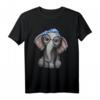 Elefant Nerd Brille Kopfband Kleidung Geschenk - Niedliches Elefanten T-Shirt für Damen, Herren & Kinder zu Geburtstag, Weihnachten & Safari-Liebhaber