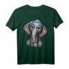 Elefant Nerd Brille Kopfband Kleidung Geschenk - Niedliches Elefanten T-Shirt für Damen, Herren & Kinder zu Geburtstag, Weihnachten & Safari-Liebhaber